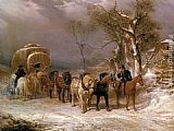 The Welcome Halt by John Frederick Herring Snr